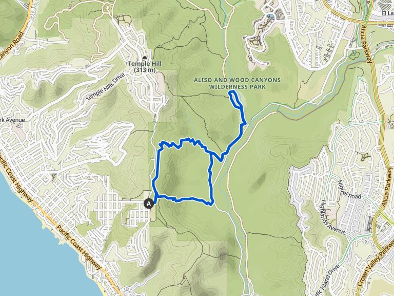 Cave Rock via Meadows Trail loop — Aliso and Wood Canyons Wilderness ...